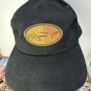 George Norman Shark Logo golf hat slide back adjustable